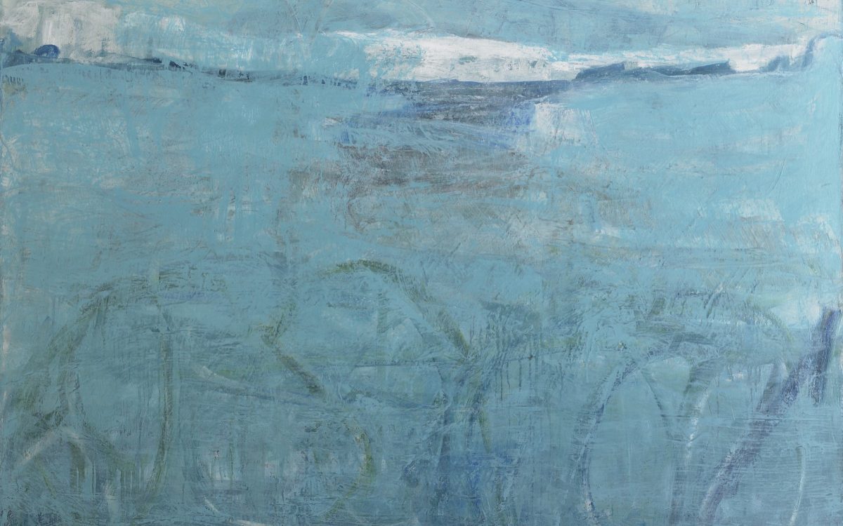 Frozen in Time#1839:2012/14. Oil, cold wax on linen 55" x 72"