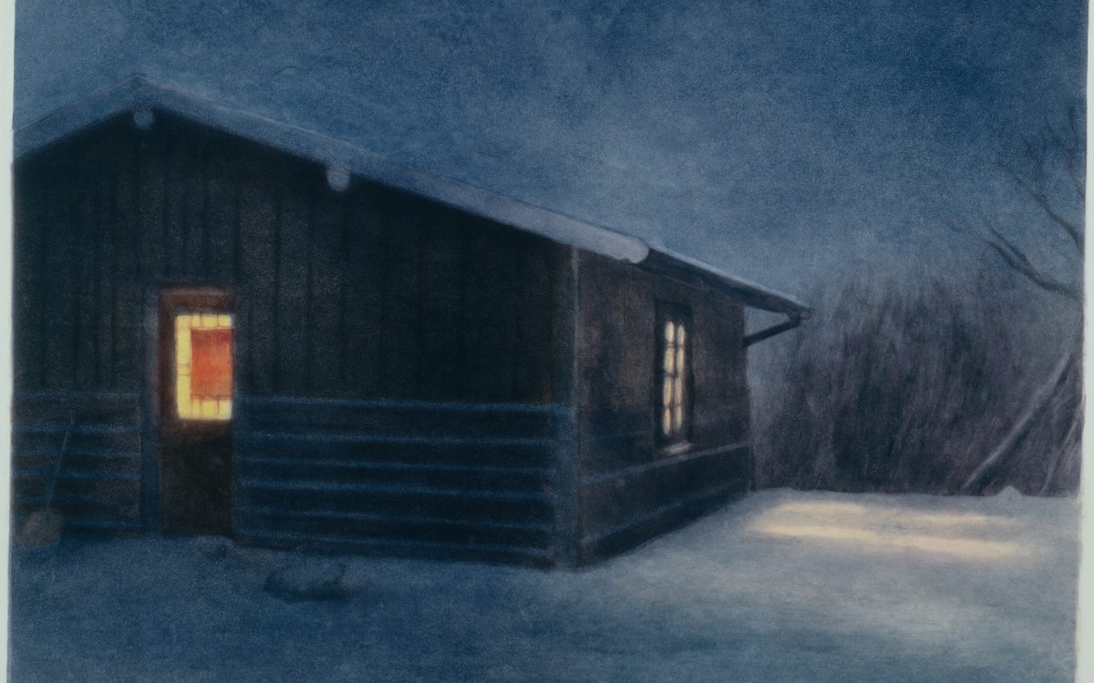 Cold Night_Wyoming_monotype_